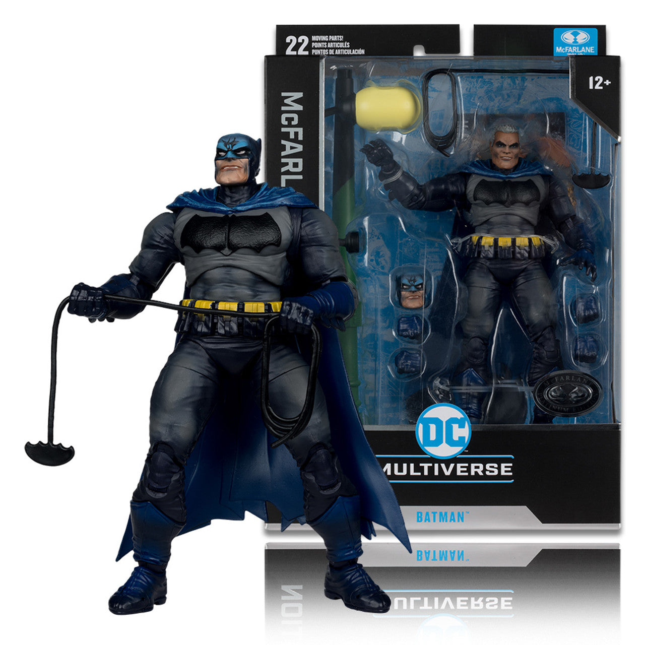 DC Multiverse Batman Battle Damage Blue (The Dark Knight Returns) Collector Edition 7" Figure