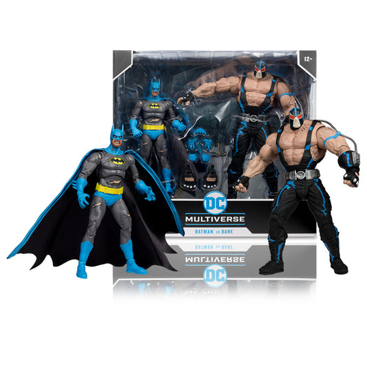 DC Multiverse Batman vs Bane 7" Figure and Mega Figure 2-Pack