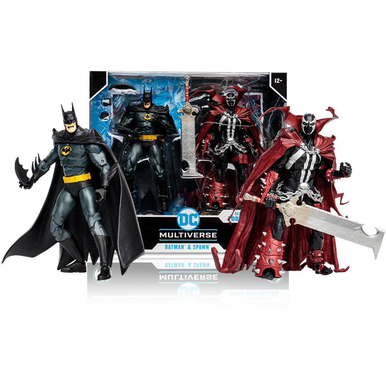 DC Multiverse Batman & Spawn Based on Comics by Todd McFarlane 7" Figures 2-Pack