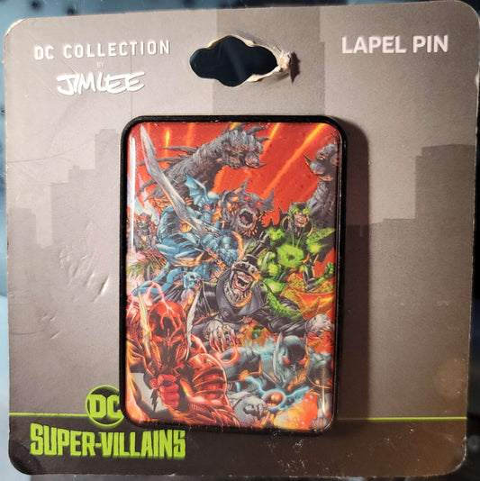 DC Super Villains Lapel Pin