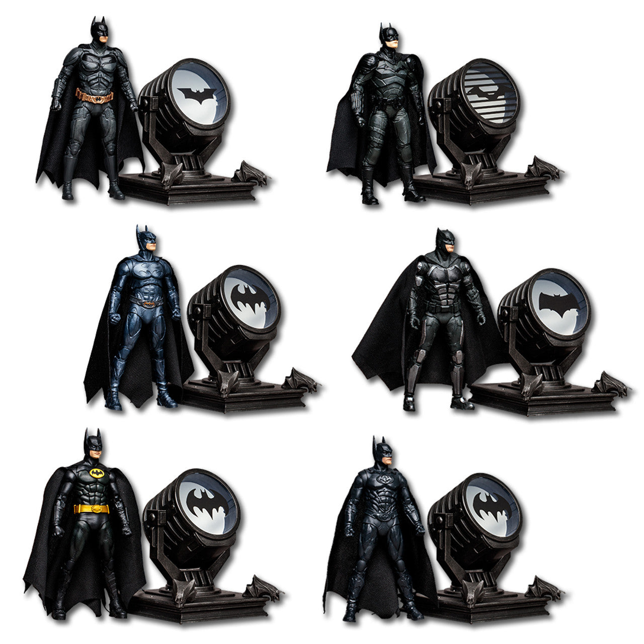 Batman The Ultimate Movie Collection (WB 100 DC Multiverse) 6-Pack 7" Figures