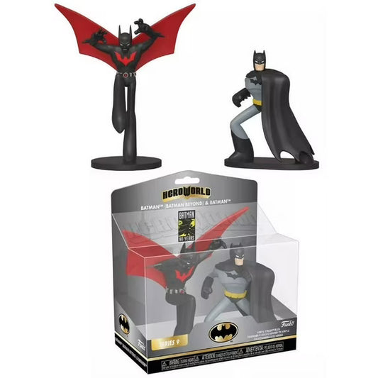 Funko DC Hero World Series 9 Batman Beyond & Batman Exclusive 4-Inch Vinyl Figure 2-Pack