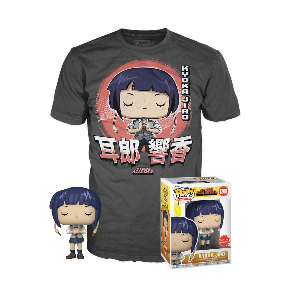 Funko POP! Animation My Hero Academia Kyoka Jiro #1208 and XXL T-Shirt GameStop Exclusive