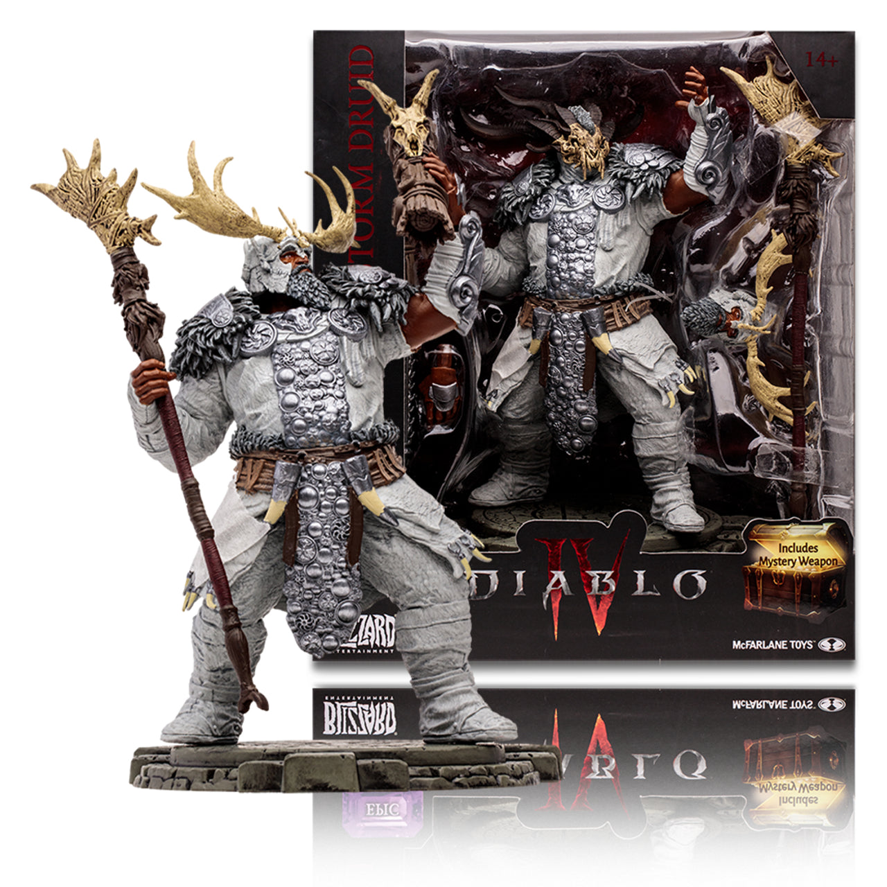 Diablo IV Lighting Storm Druid Epic 1:12 Scale Posed Figure