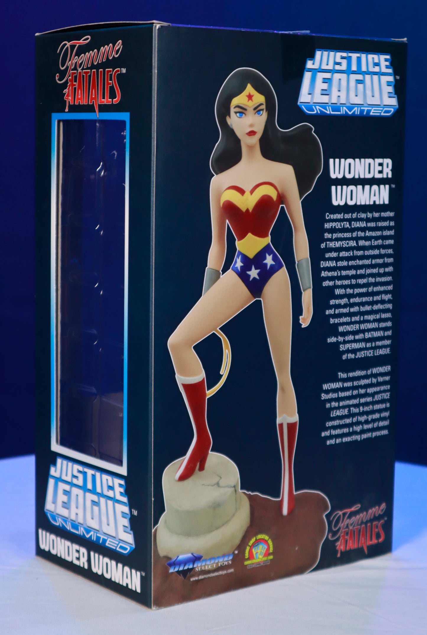 Justice League Unlimited Wonder Woman Femme Fatales Gallery Statue (Open Box)