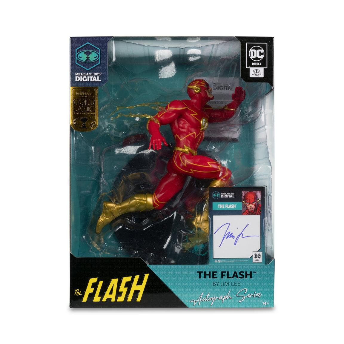 DC Direct The Flash by Jim Lee with Autograph 12-in Statue