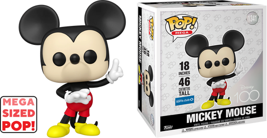 Funko POP! Mega Disney 100th Anniversary Mickey Mouse 18" Vinyl Collectible Figure #1341