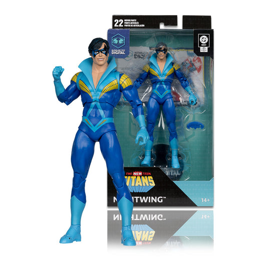 DC Direct Nightwing Teen Titans 7-Inch Scale Action Figure with Digital Collectible