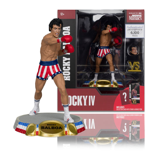 Movie Maniacs: Rocky IV Rocky Balboa 6" Posed Figure