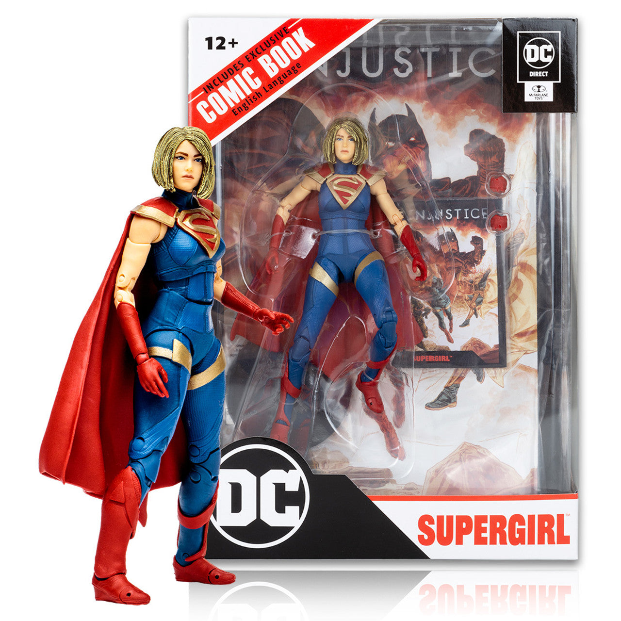 DC Page Punchers  Supergirl w/Injustice 2 Comic 7" Figure