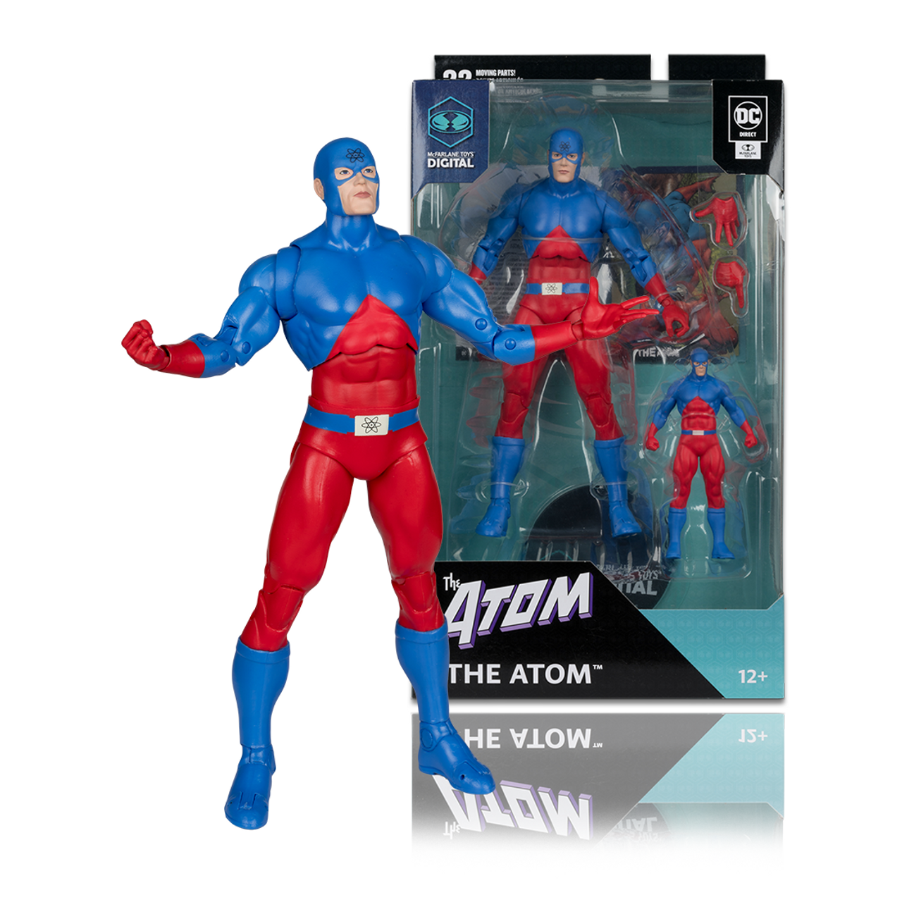 DC Direct The Atom DC: The Silver Age 7-Inch Scale Action Figure with McFarlane Toys Digital Collectible
