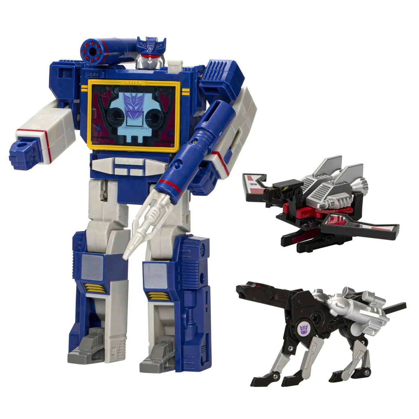 Transformers: Retro 40th Anniversary Soundwave, Laserbeak, & Ravage Action Figure