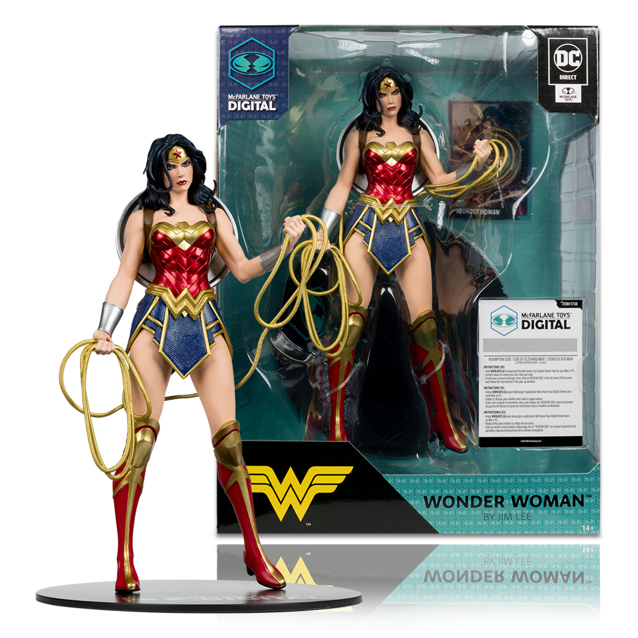 Wonder Woman 1:6 Statue by Jim Lee w/McFarlane Digital Collectible