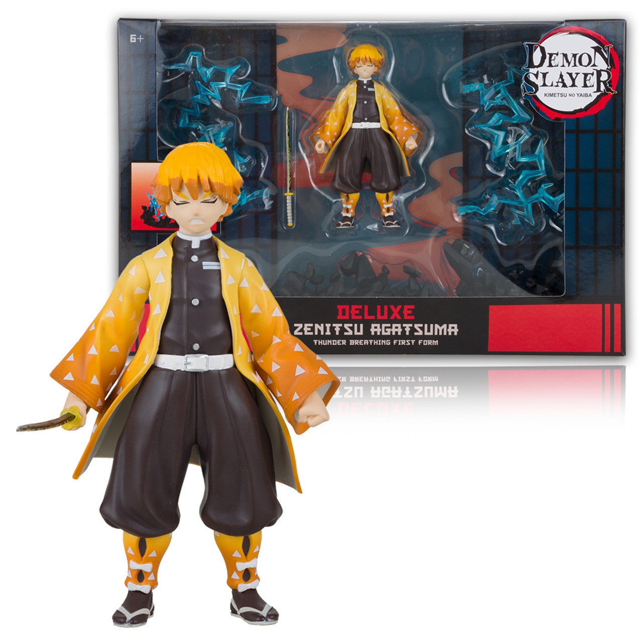 Demon Slayer Zenitsu Agatsuma Thunder Breathing First Form Deluxe 5" Figure