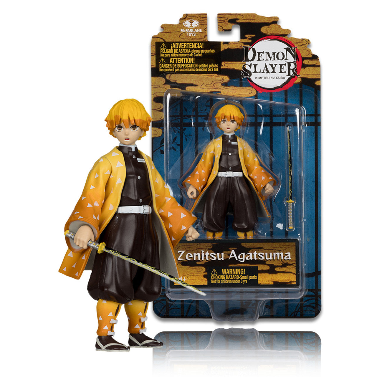 Demon Slayer Zenitsu Agatsuma Season 2 5-Inch Scale Action Figure