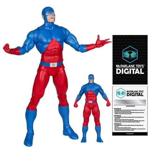 DC Direct The Atom DC: The Silver Age 7-Inch Scale Action Figure with McFarlane Toys Digital Collectible