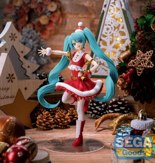 Vocaloid Luminasta Hatsune Miku Figure Christmas 2023 Ver. by Sega