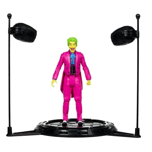 DC Retro The Joker Batman: Classic TV Series Black Light Gold Label 6-Inch Action Figure - Entertainment Earth Exclusive