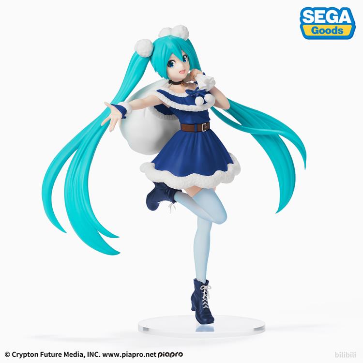 Vocaloid Hatsune Miku Christmas 2020 Blue Ver. Super Premium Figure