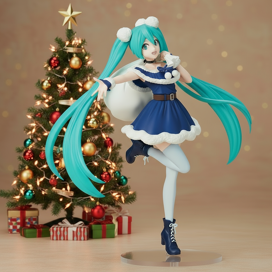 Vocaloid Hatsune Miku Christmas 2020 Blue Ver. Super Premium Figure