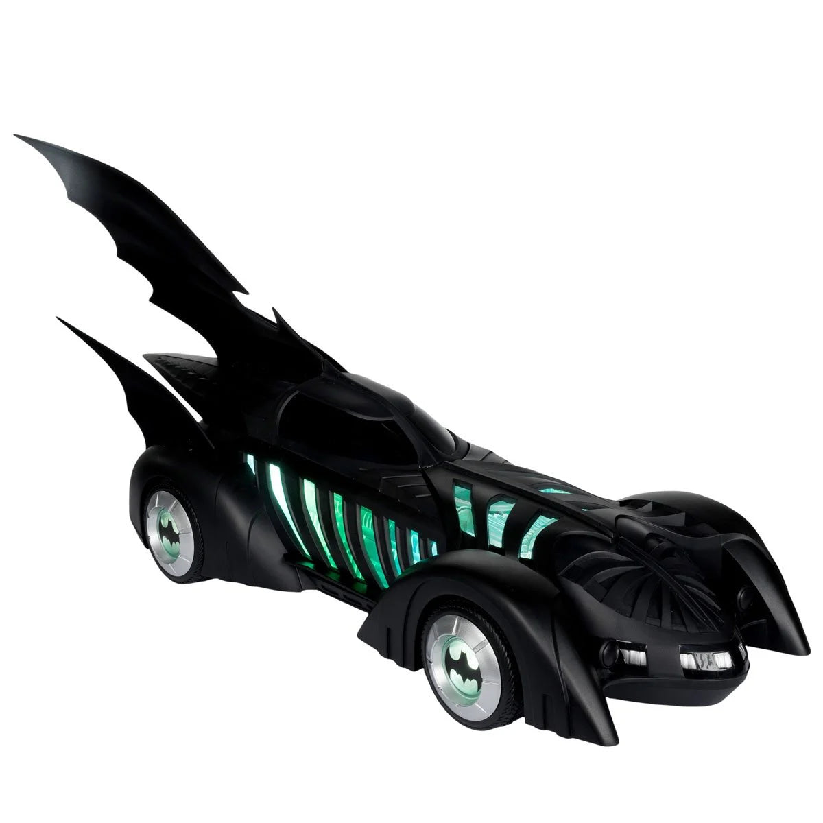 DC Multiverse Batman Forever Batmobile Vehicle and Alfred Pennyworth 7-Inch Scale Action Figure