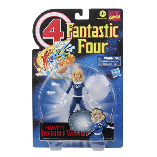 Marvel Legends Retro Fantastic Four: Invisible Woman Action Figure, 6 Inch