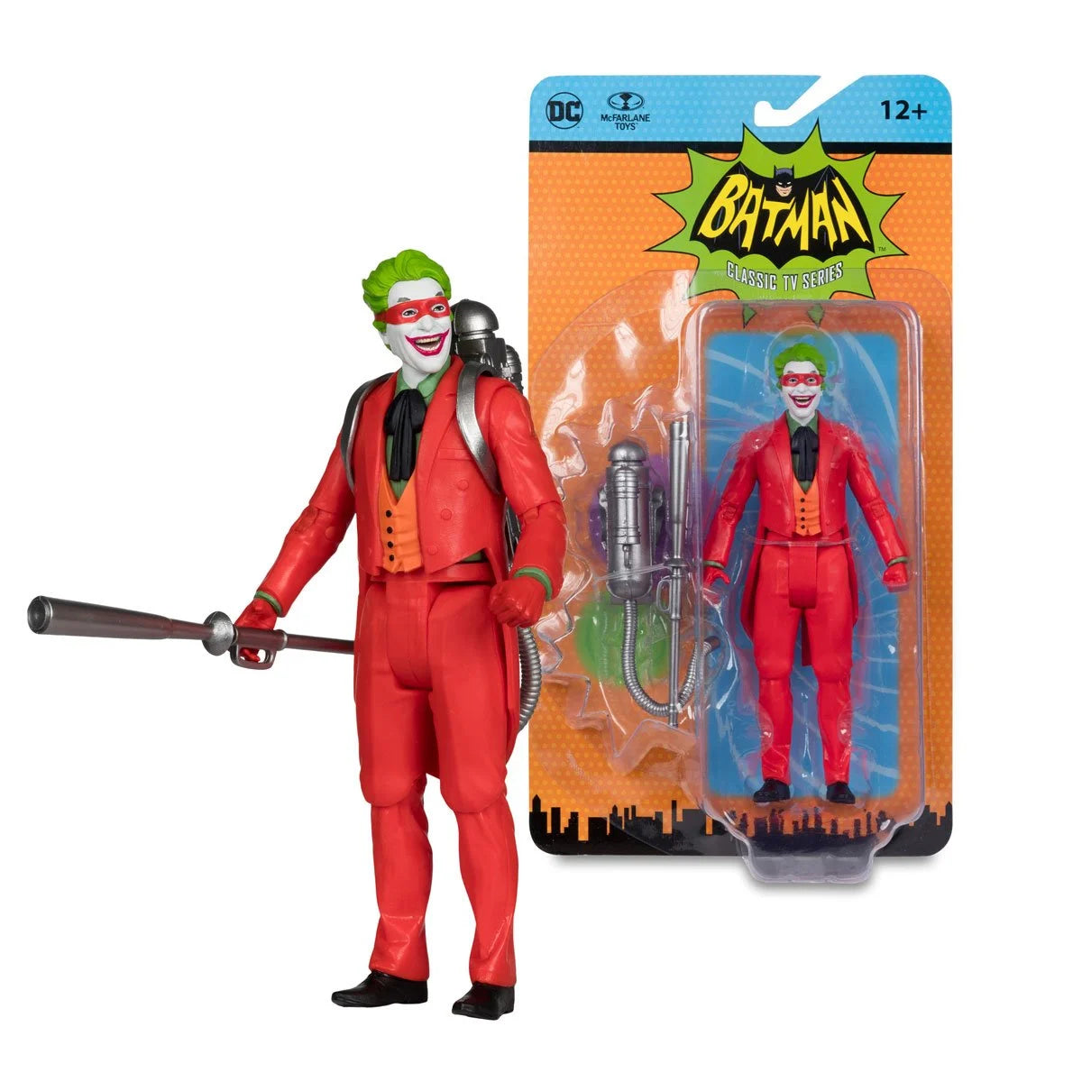 DC Retro Batman 1966 Joker with Mask Classic TV Series 6-Inch Scale Action Figure