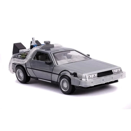 Back to the Future 2 Time Machine 1:24 Scale Die-Cast Metal Vehicle with Lights by Jada