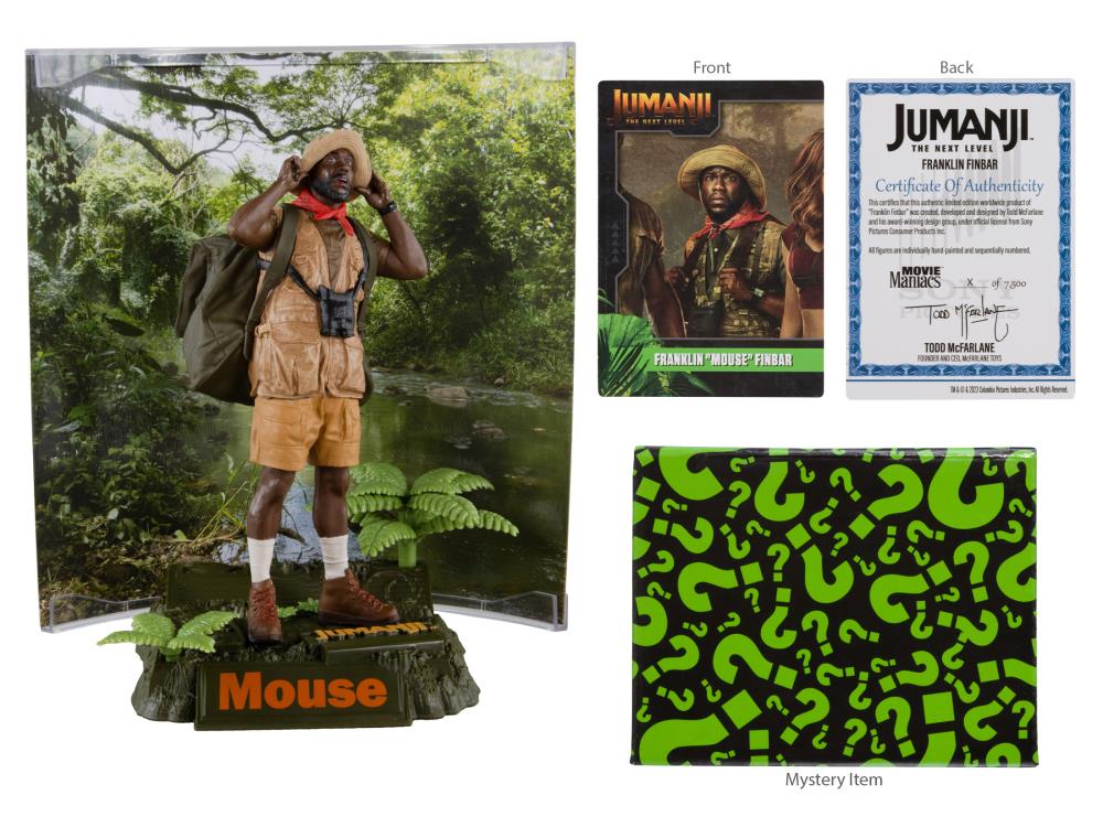 Jumanji: The Next Level Movie Maniacs Franklin "Mouse" Finbar 6" Limited Edition Figure (damaged Box)