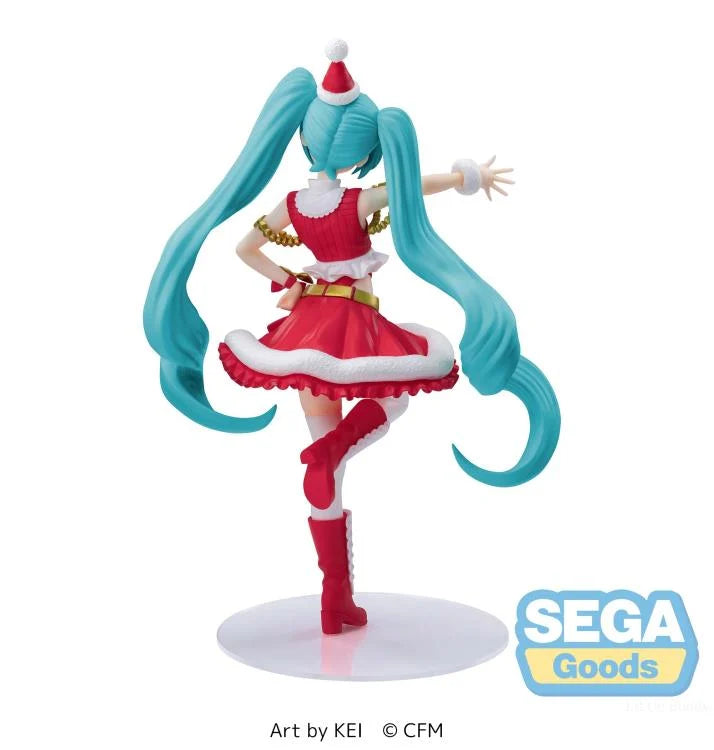 Vocaloid Luminasta Hatsune Miku Figure Christmas 2023 Ver. by Sega