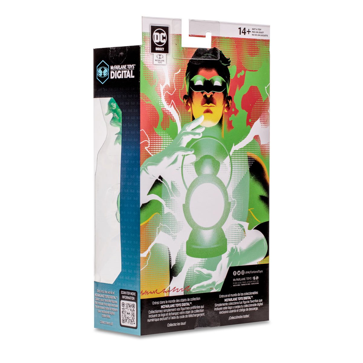 DC Direct Green Lantern Hal Jordan Silver Age 7-Inch Scale Action Figure with McFarlane Toys Digital Collectible