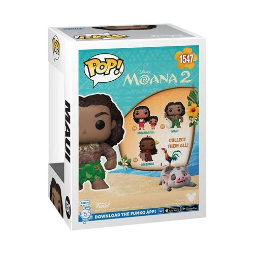 Moana 2 Maui with Fish Hook Funko Pop! Vinyl Figure #1547