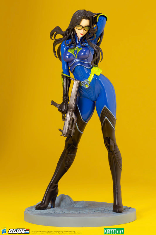 GI Joe Bishoujo Baroness 25th Anniversary Blue Suit Statue by Kotobukiya