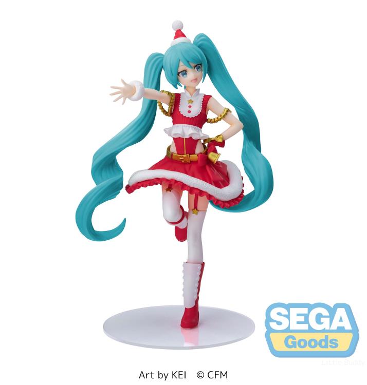 Vocaloid Luminasta Hatsune Miku Figure Christmas 2023 Ver. by Sega