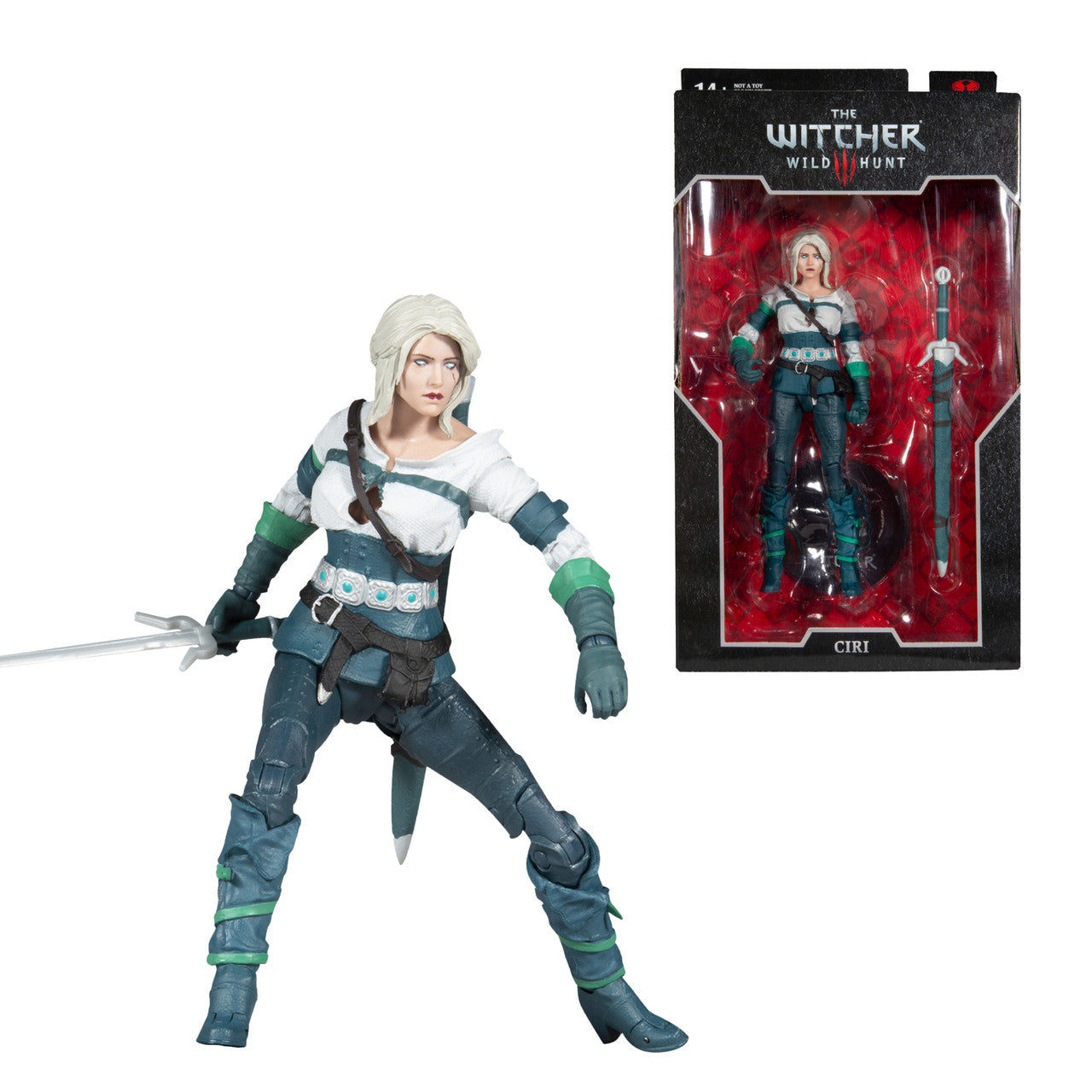 The Witcher 3: Wild Hunt Ciri Elder Blood 7" Figure