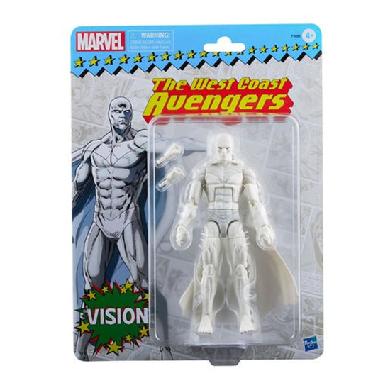 Marvel Legends Retro The West Coast Avengers Vision (White) Action Figure