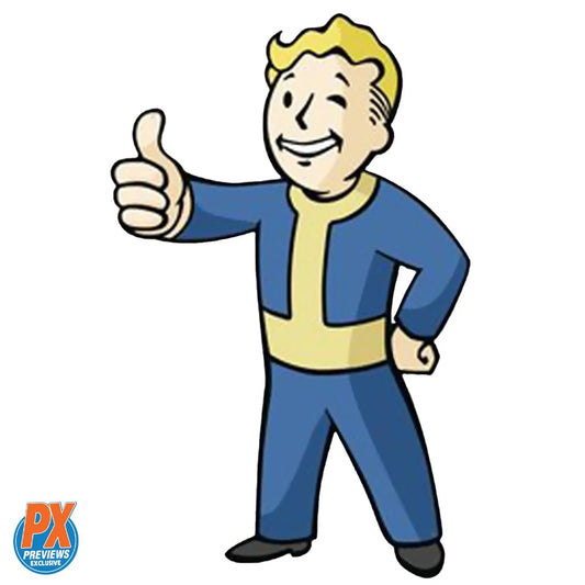 Fallout Vault Boy Die-Cut Metal Sign - Previews Exclusive