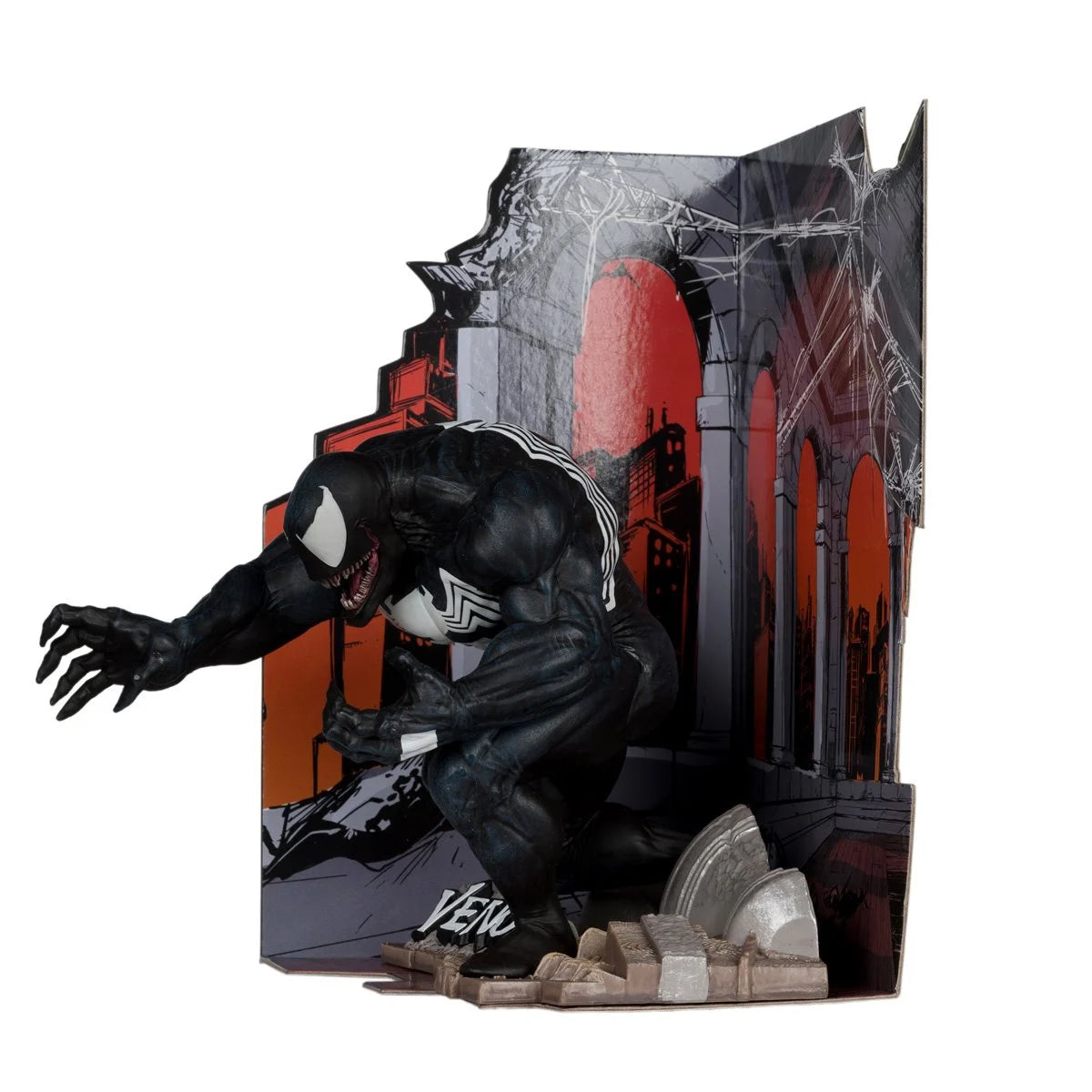 Marvel Venom The Amazing Spider-Man #316 1:10 Scale Posed Figure with Scene