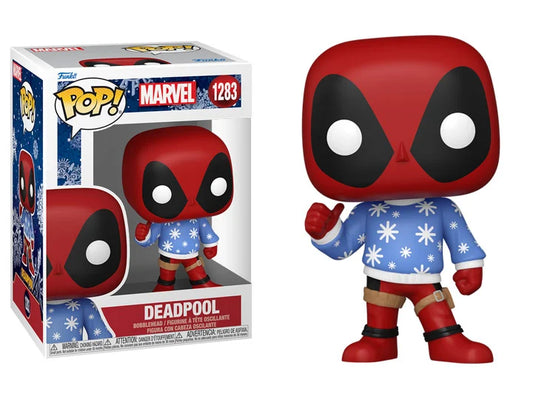 Funko Pop! Marvel Holiday Deadpool Sweater Vinyl Figure #1283