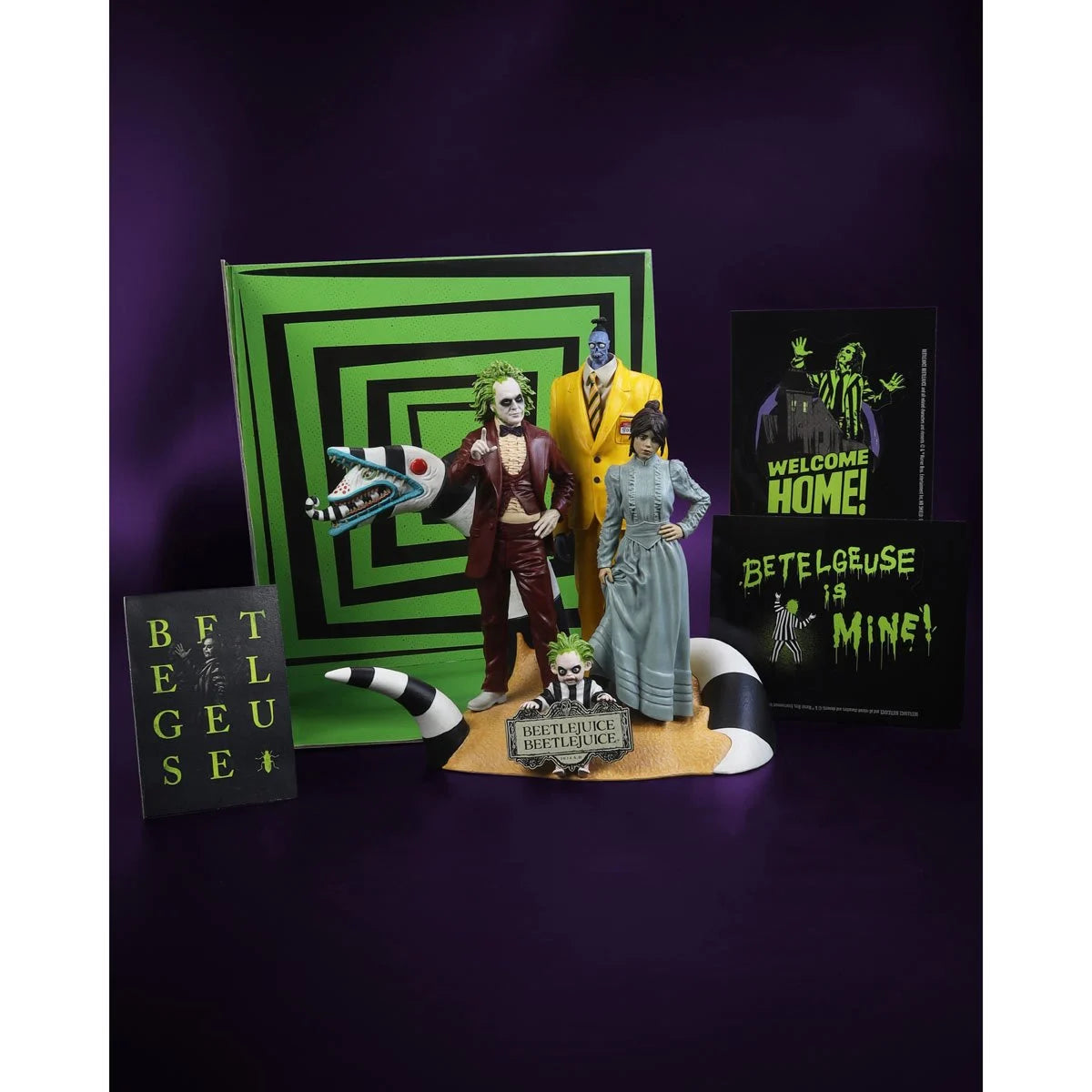 Movie Maniacs Beetlejuice Beetlejuice 6-Inch Scale Posed Figure 4-Pack