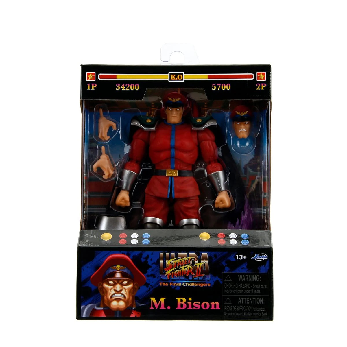 Street Fighter II Ultra M. Bison 6-Inch Action Figure