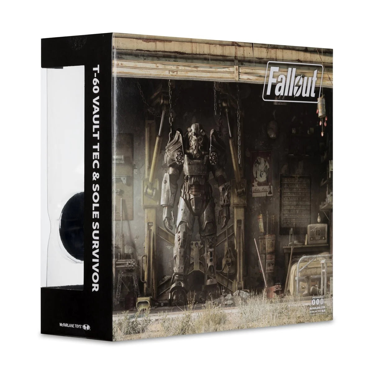 Fallout 4 T-60 Vault Tec and Sole Survivor 7-Inch Scale Action Figure 2-Pack