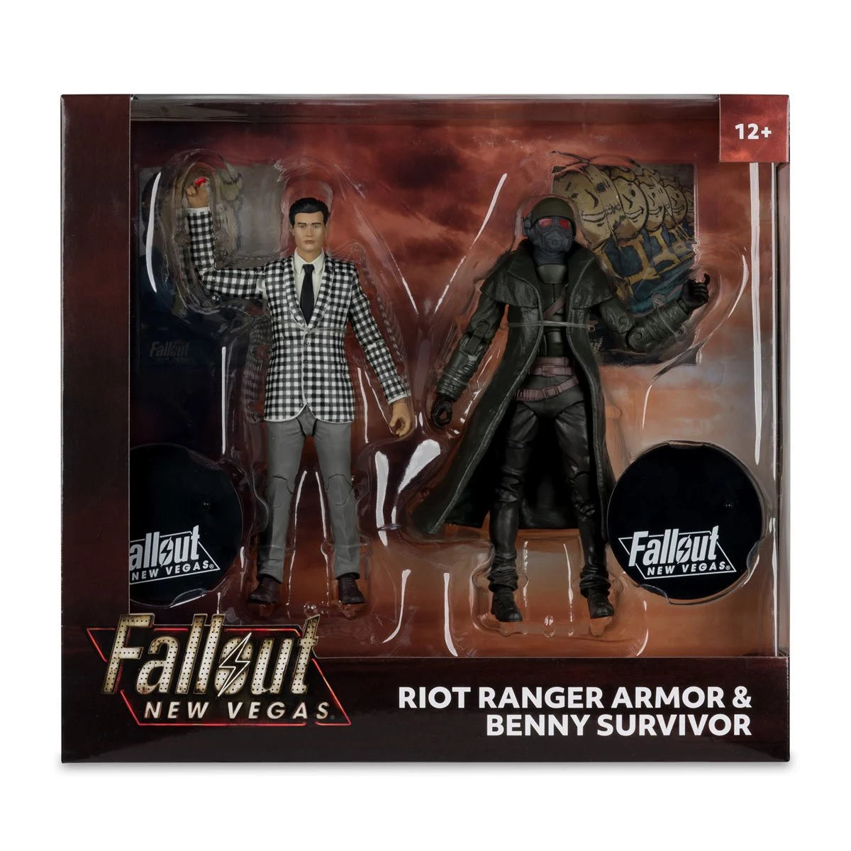Fallout New Vegas Riot Ranger Armor and Benny 7-Inch Scale Action Figure 2-Pack