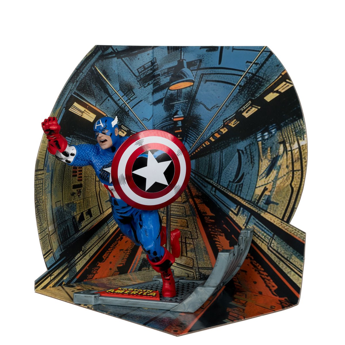 Marvel Captain America Captain America #100 1:10 Scale Posed Figure with Scene