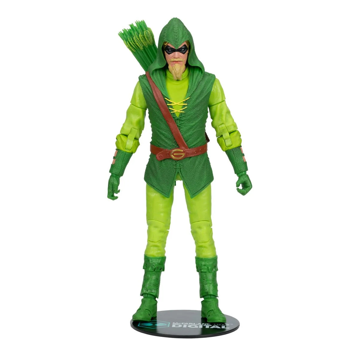 DC Direct Green Arrow Longbow Hunter 7-Inch Scale Action Figure with McFarlane Toys Digital Collectible