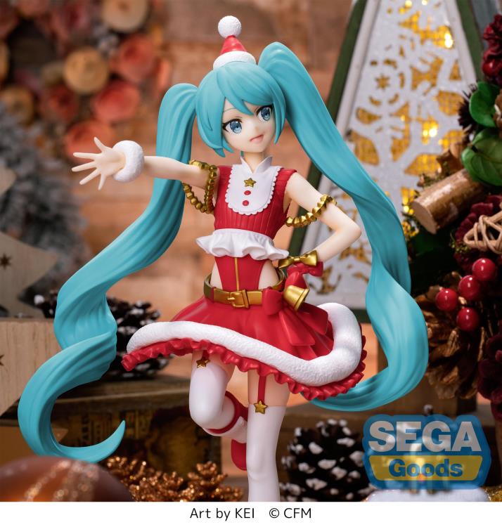 Vocaloid Luminasta Hatsune Miku Figure Christmas 2023 Ver. by Sega