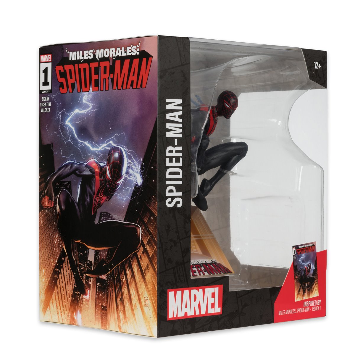 Marvel Spider-Man Miles Morales: Spider-Man #1 1:10 Scale Posed Figure with Scene