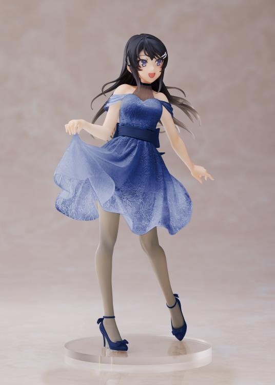 Rascal Does Not Dream of Bunny Girl Senpai Mai Sakurajima (Clear Dress Ver.) Coreful Figure (Renewal Edition)