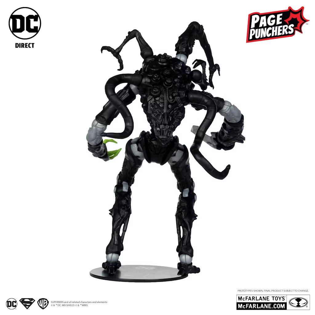 DC Page Punchers: Ghosts of Krypton Brainiac 7" PLATINUM EDITION Figure w/Comic