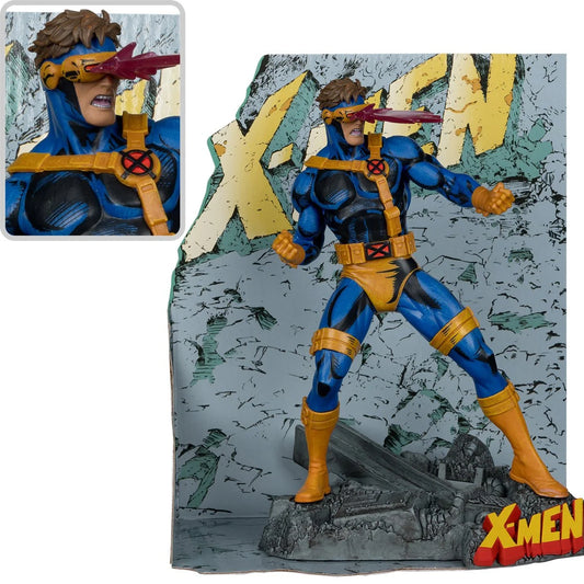 Marvel Cyclops X-Men #1 1:10 Scale Posed Figure with Scene